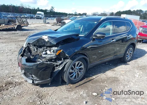 2015 Nissan Rogue Sl из США, поврежденный, VIN 5N1AT2MV1FC847478